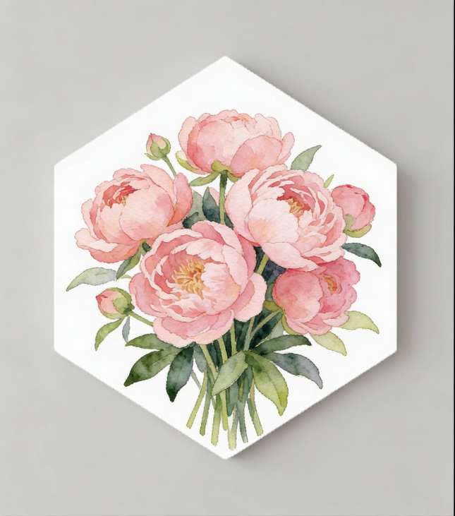 Hatszög alakú mágneses képek